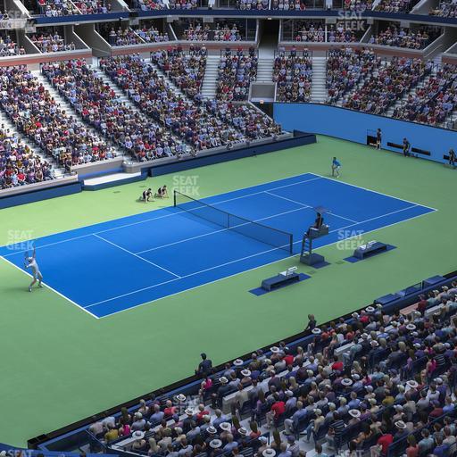 Arthur Ashe Stadium - Section 124 Seat View