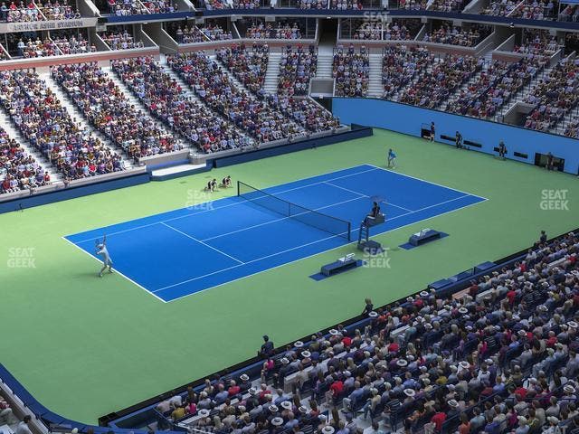 Arthur Ashe Stadium - Section 124 Seat View