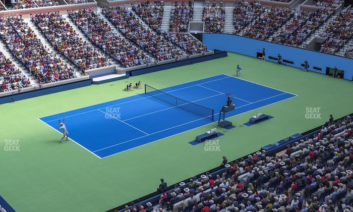 Arthur Ashe Stadium - Section 124 Seat View