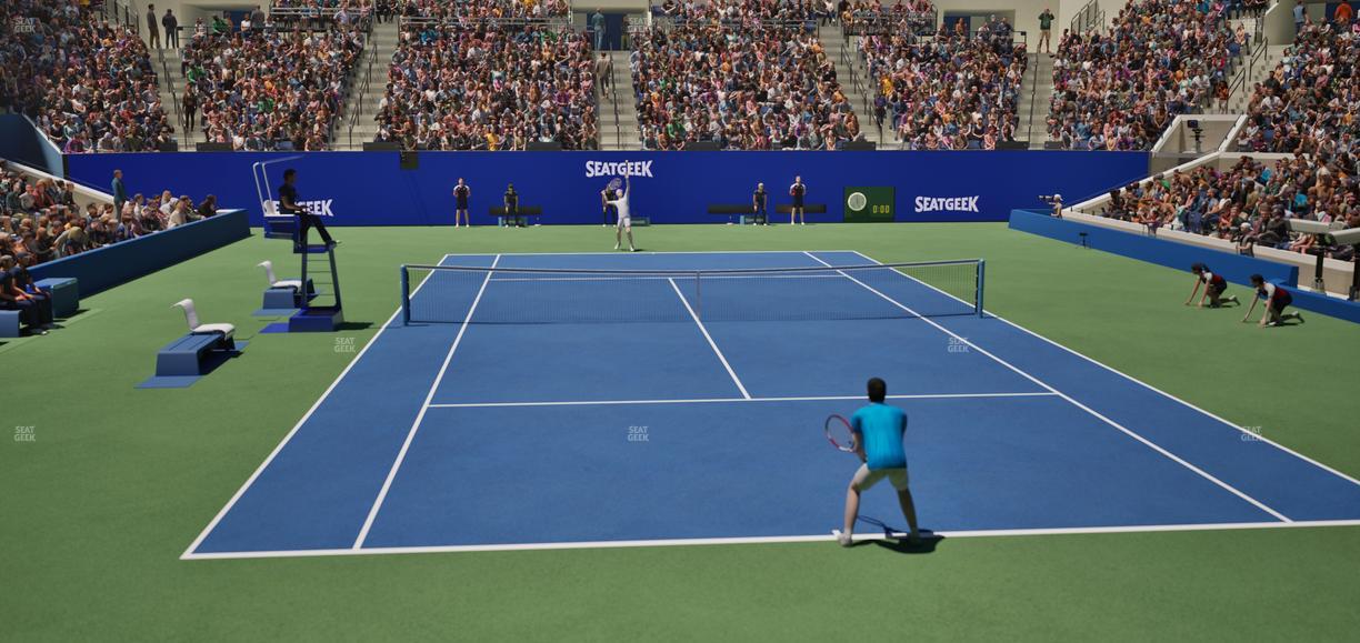 Arthur Ashe Stadium - Section 125 Seat View