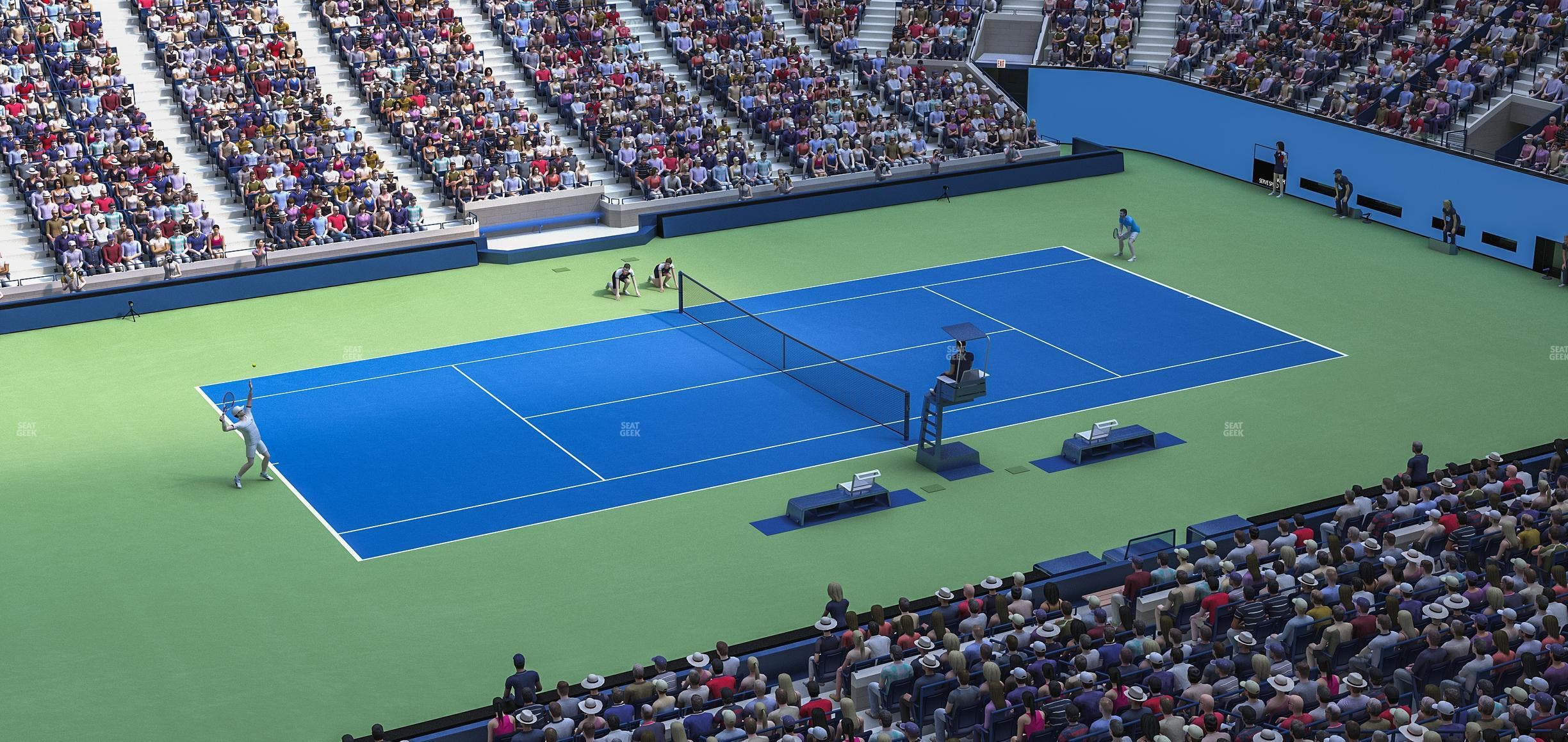 Arthur Ashe Stadium - Section 125 Seat View