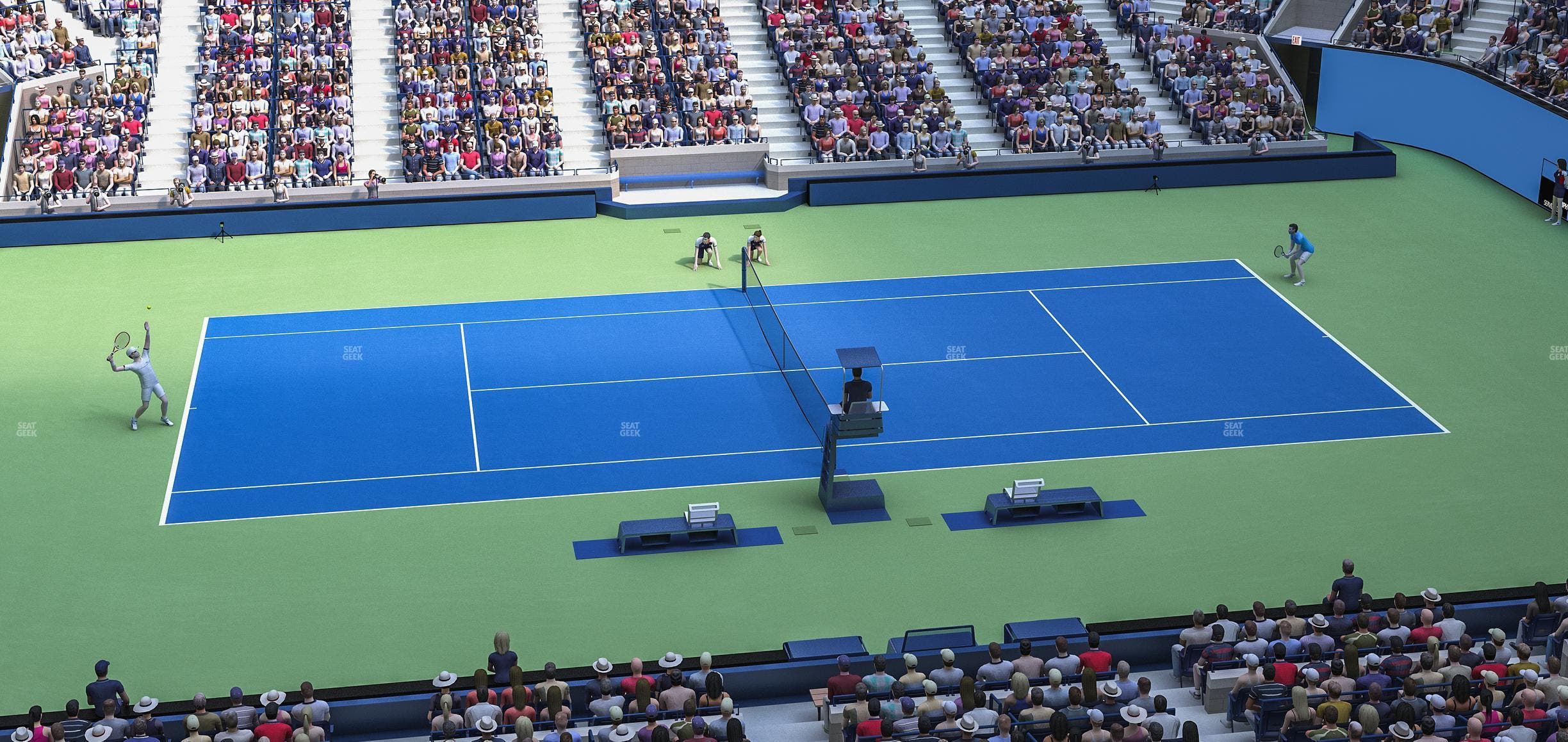 Arthur Ashe Stadium - Section 127 Seat View