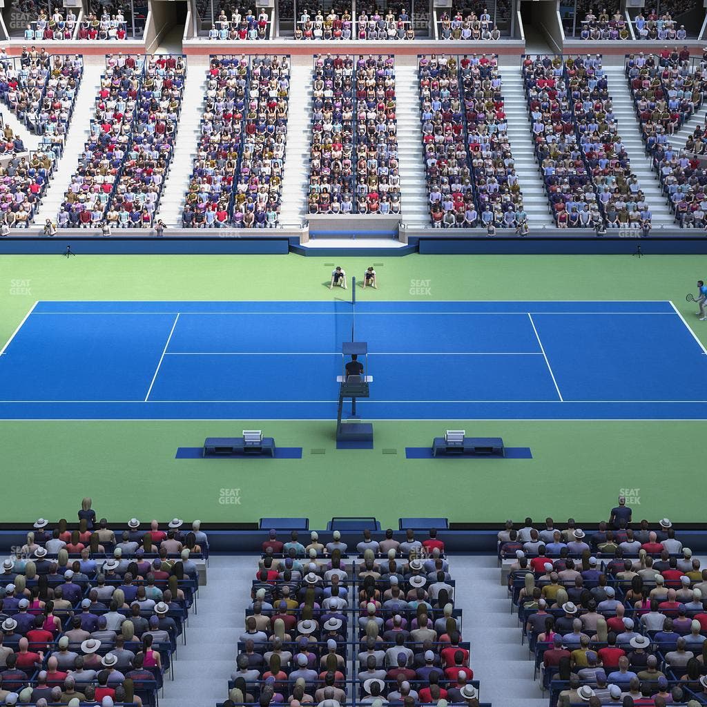 Arthur Ashe Stadium - Section 128 Seat View