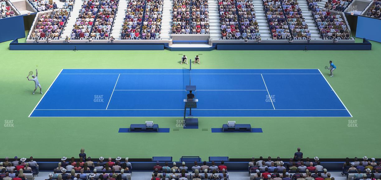 Arthur Ashe Stadium - Section 128 Seat View