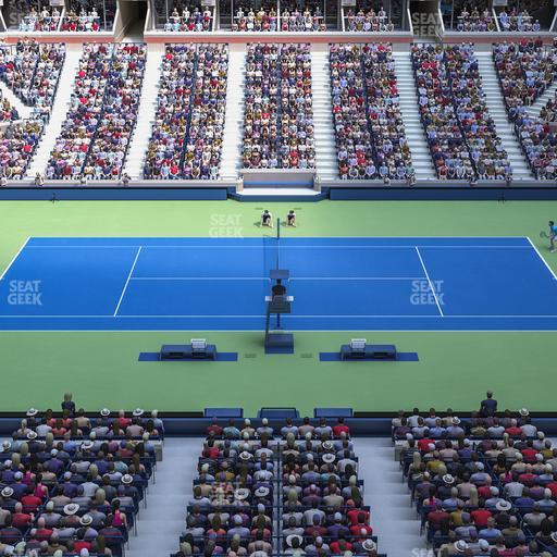Arthur Ashe Stadium - Section 128 Seat View