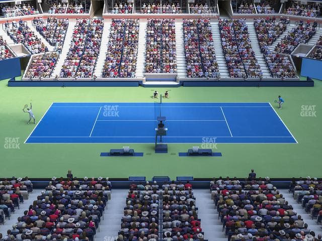 Arthur Ashe Stadium - Section 128 Seat View