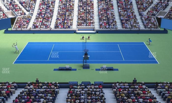 Arthur Ashe Stadium - Section 128 Seat View