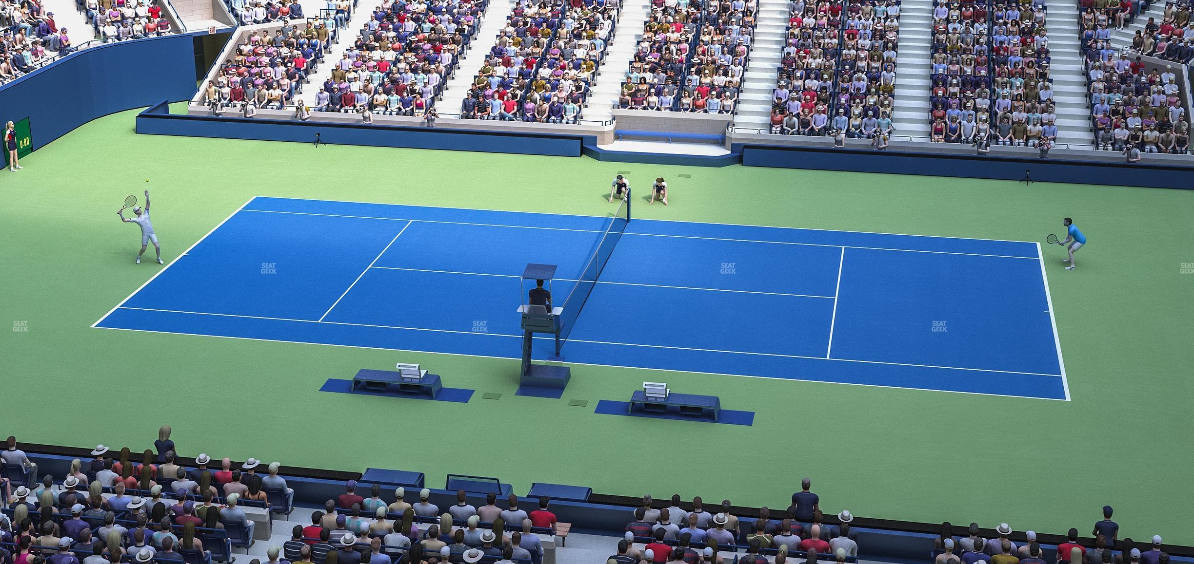 Arthur Ashe Stadium - Section 129 Seat View