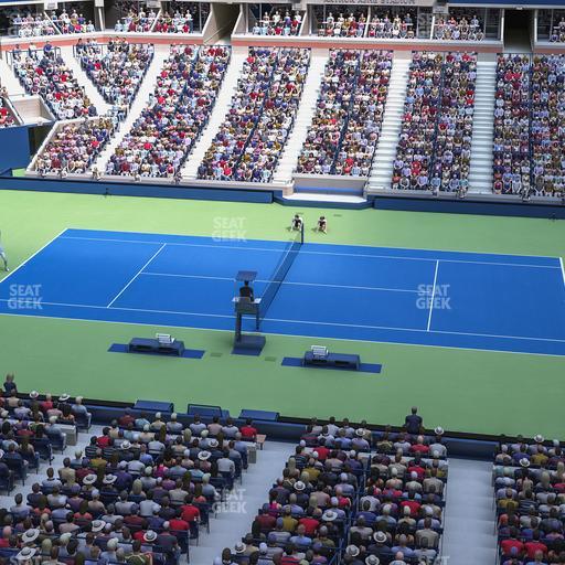 Arthur Ashe Stadium - Section 129 Seat View