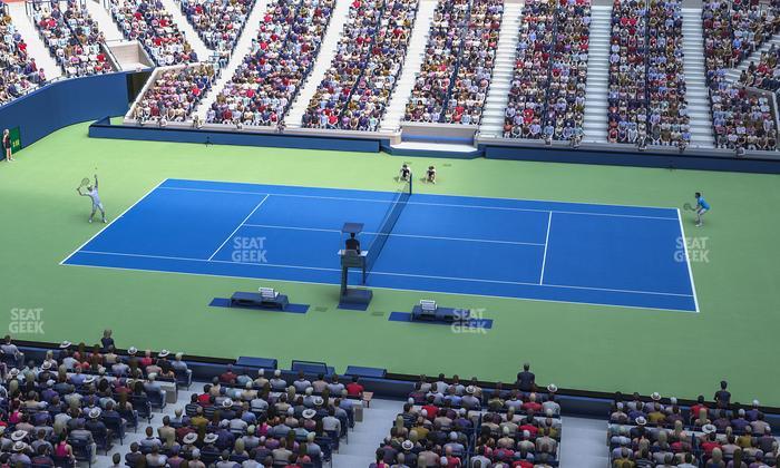 Arthur Ashe Stadium - Section 129 Seat View