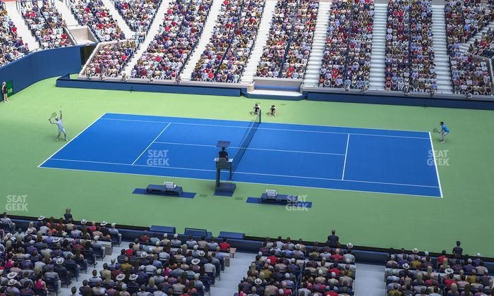 Arthur Ashe Stadium - Section 129 Seat View
