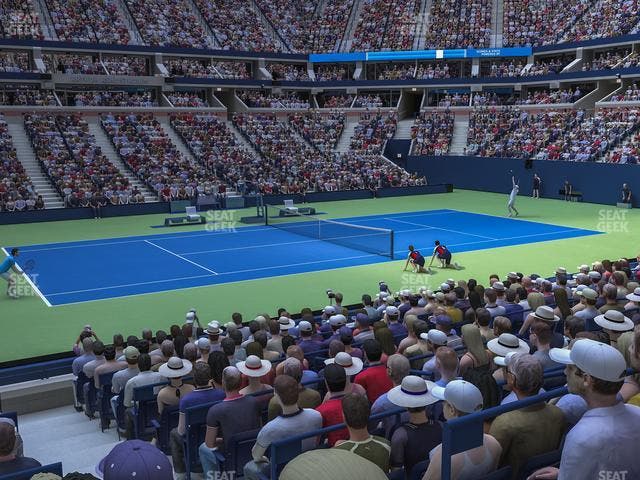 Arthur Ashe Stadium - Section 13 Seat View