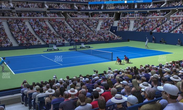 Arthur Ashe Stadium - Section 13 Seat View