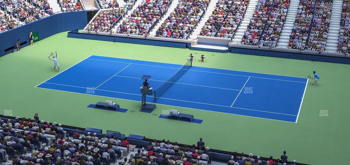 Arthur Ashe Stadium - Section 130 Seat View