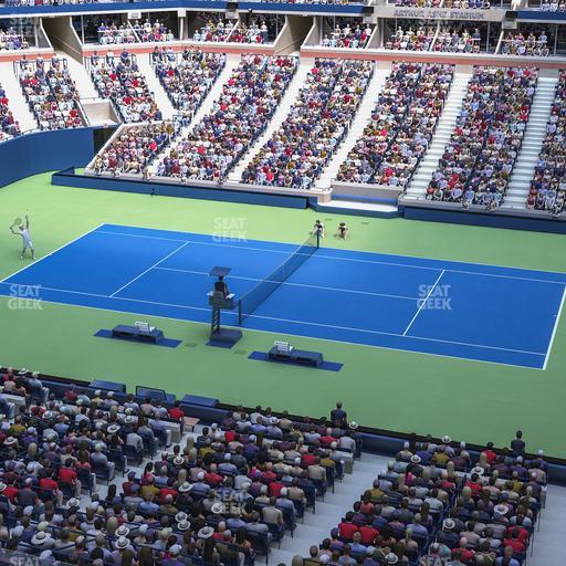 Arthur Ashe Stadium - Section 130 Seat View