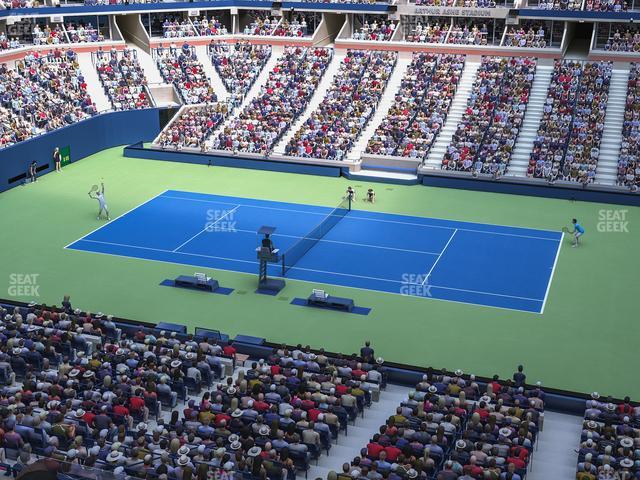 Arthur Ashe Stadium - Section 130 Seat View