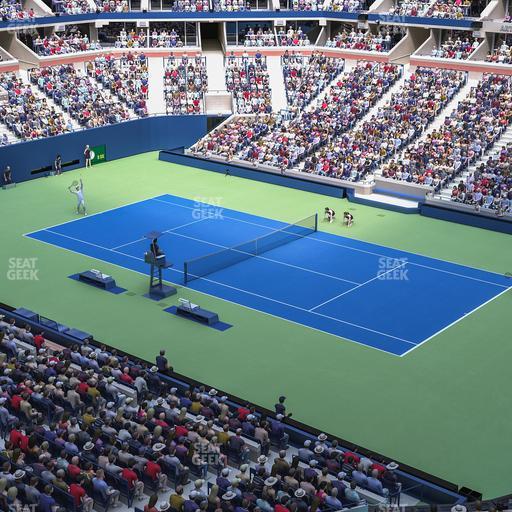 Arthur Ashe Stadium - Section 132 Seat View