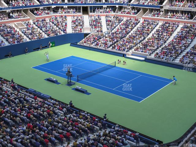 Arthur Ashe Stadium - Section 132 Seat View