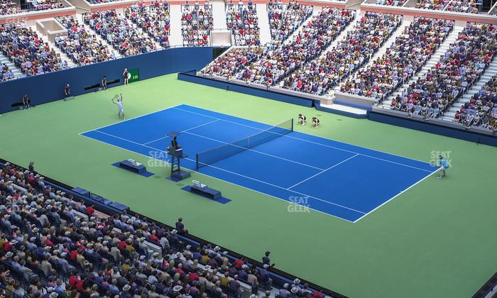 Arthur Ashe Stadium - Section 132 Seat View