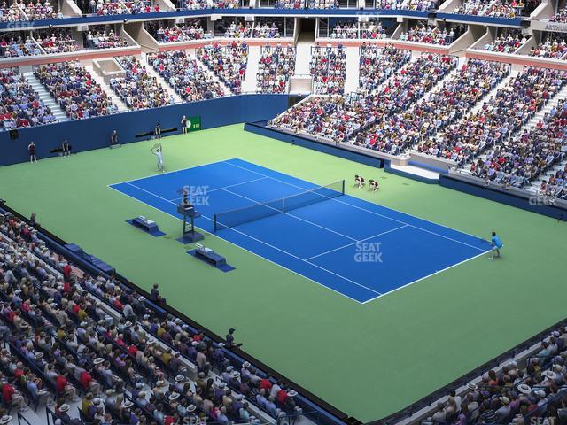 Arthur Ashe Stadium - Section 133 Seat View