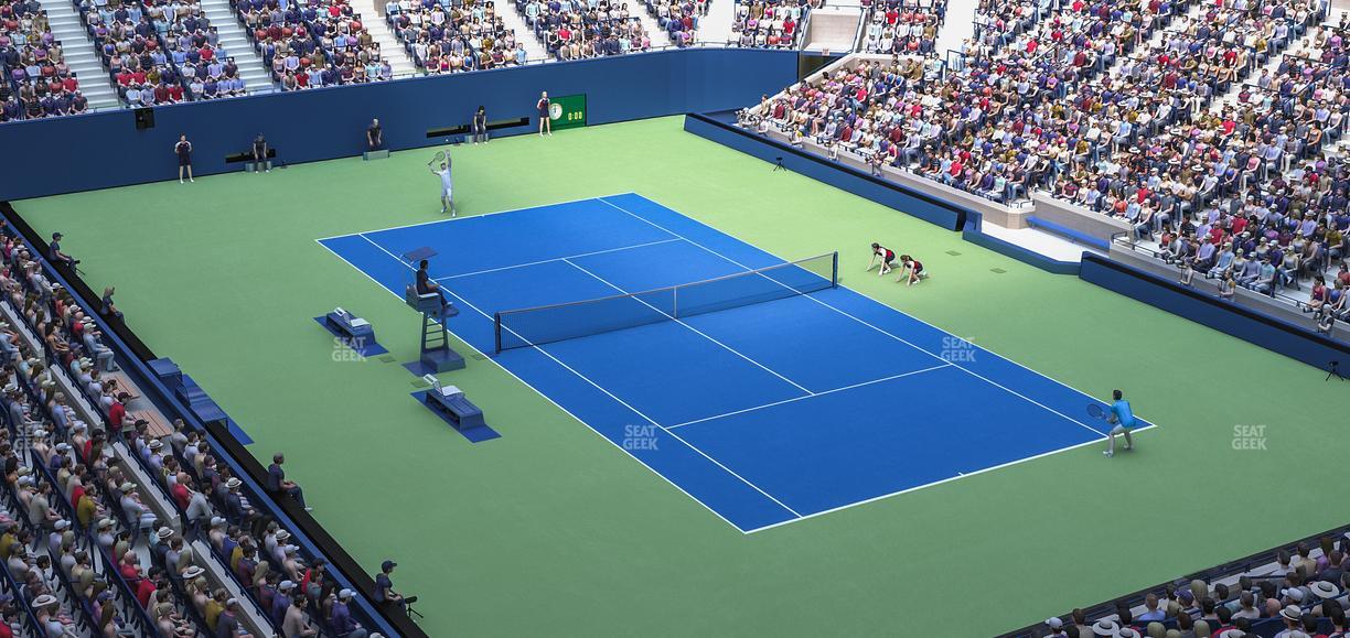 Arthur Ashe Stadium - Section 134 Seat View