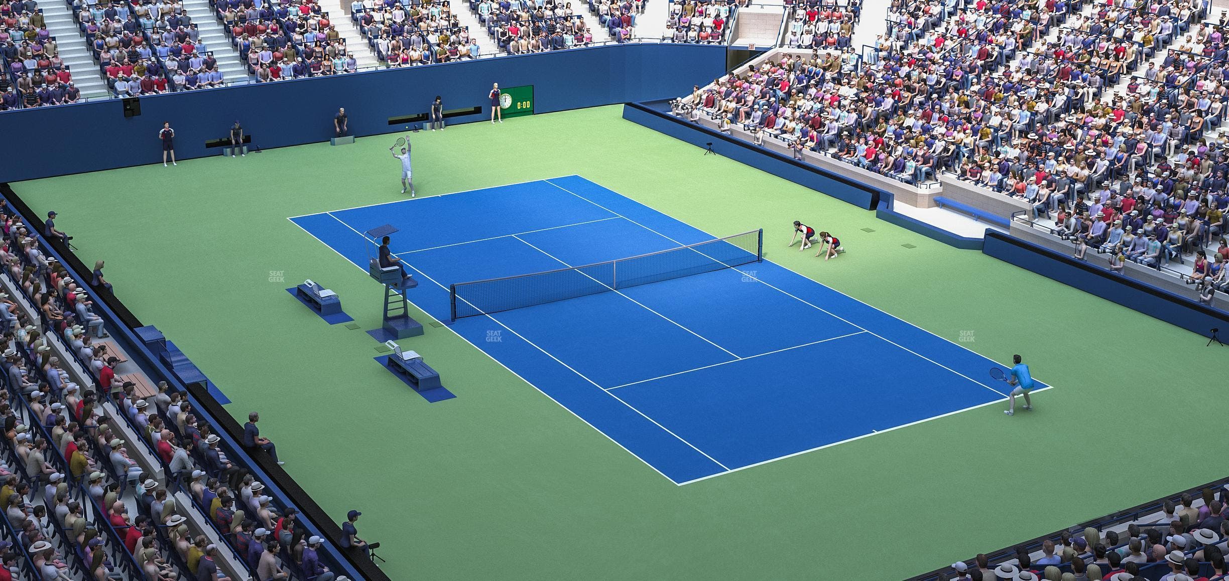 Arthur Ashe Stadium - Section 134 Seat View