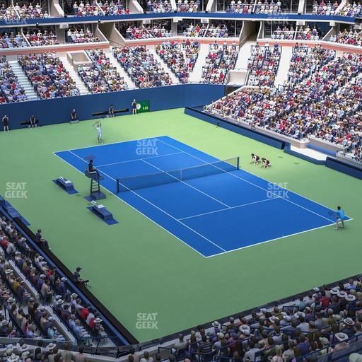 Arthur Ashe Stadium - Section 134 Seat View