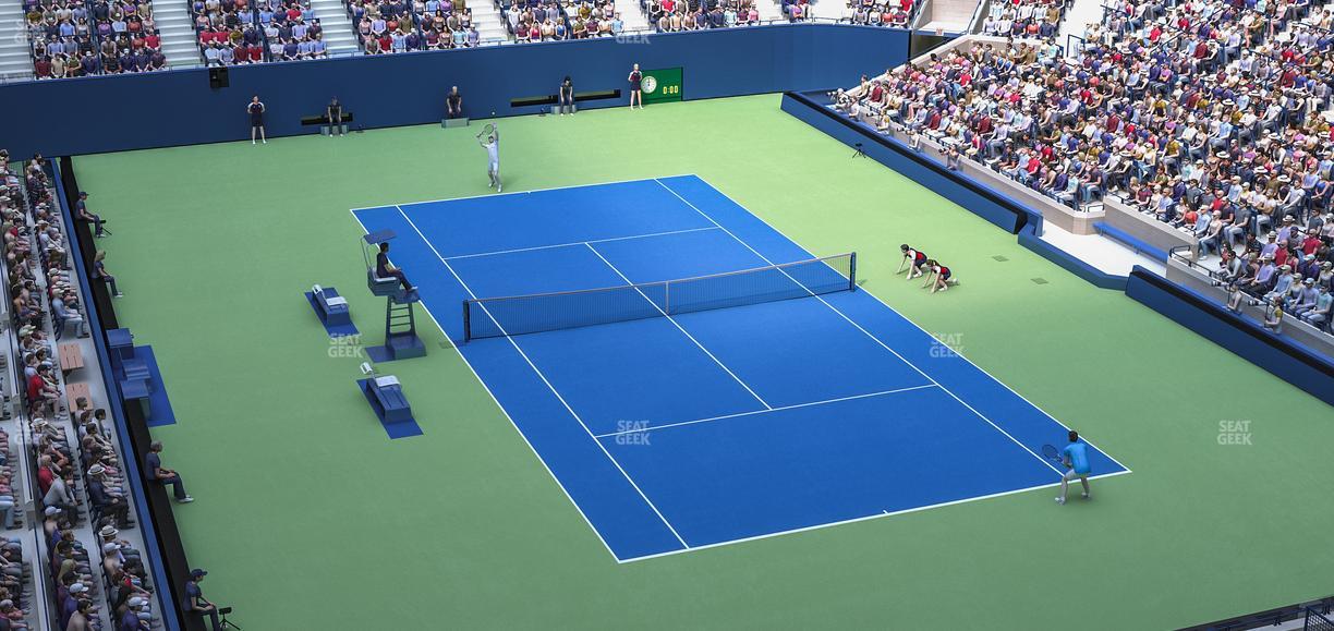 Arthur Ashe Stadium - Section 135 Seat View