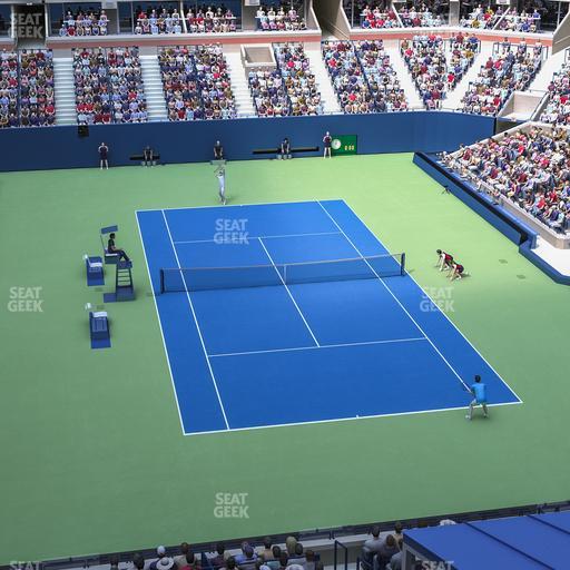 Arthur Ashe Stadium - Section 136 Seat View
