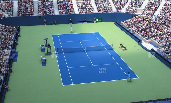 Arthur Ashe Stadium - Section 136 Seat View