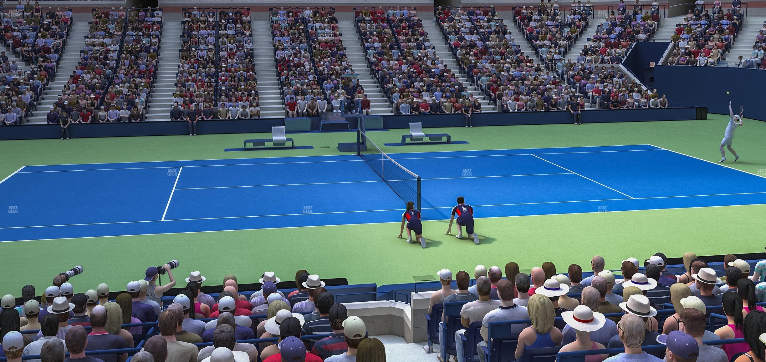 Arthur Ashe Stadium - Section 17 Seat View