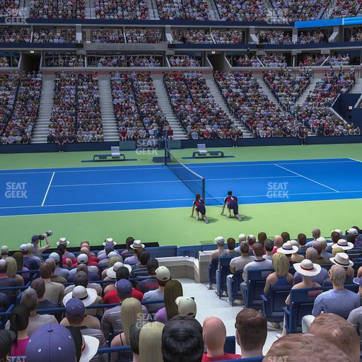 Arthur Ashe Stadium - Section 17 Seat View