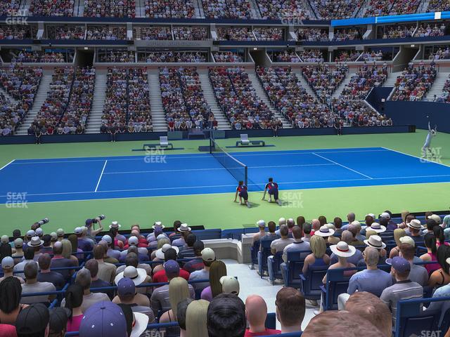 Arthur Ashe Stadium - Section 17 Seat View