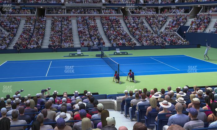 Arthur Ashe Stadium - Section 17 Seat View