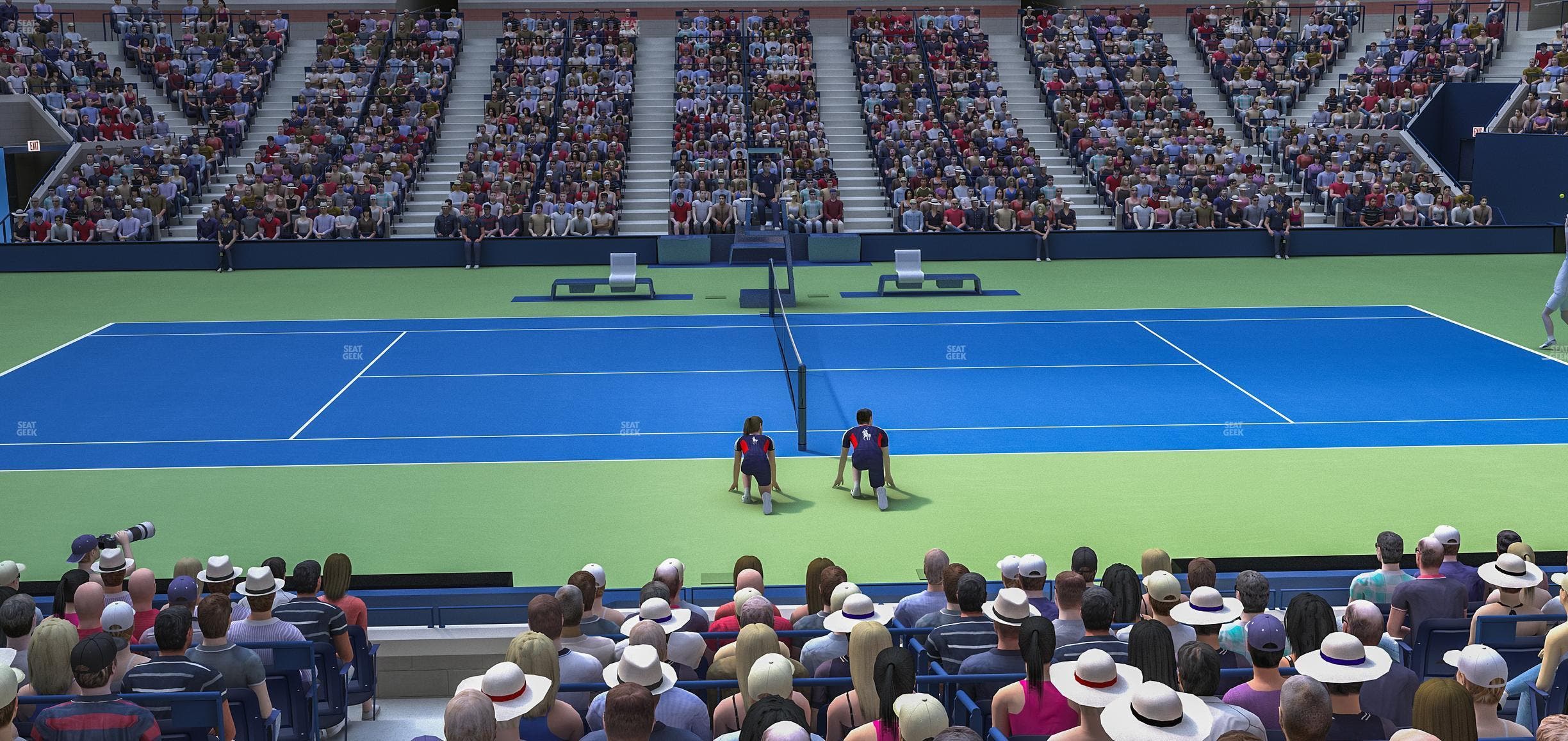 Arthur Ashe Stadium - Section 18 Seat View