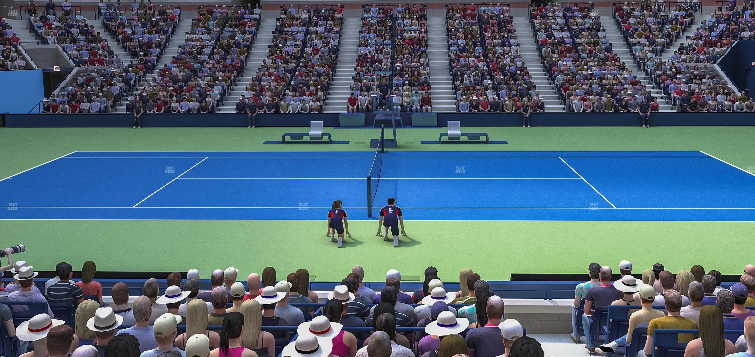 Arthur Ashe Stadium - Section 19 Seat View