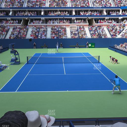 Arthur Ashe Stadium - Section 2 Seat View