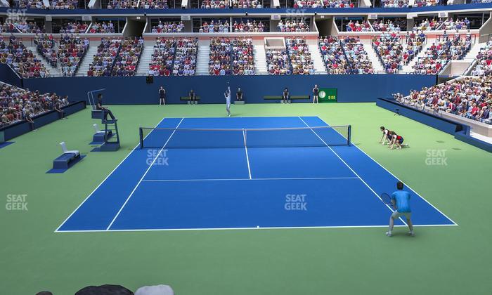 Arthur Ashe Stadium - Section 2 Seat View