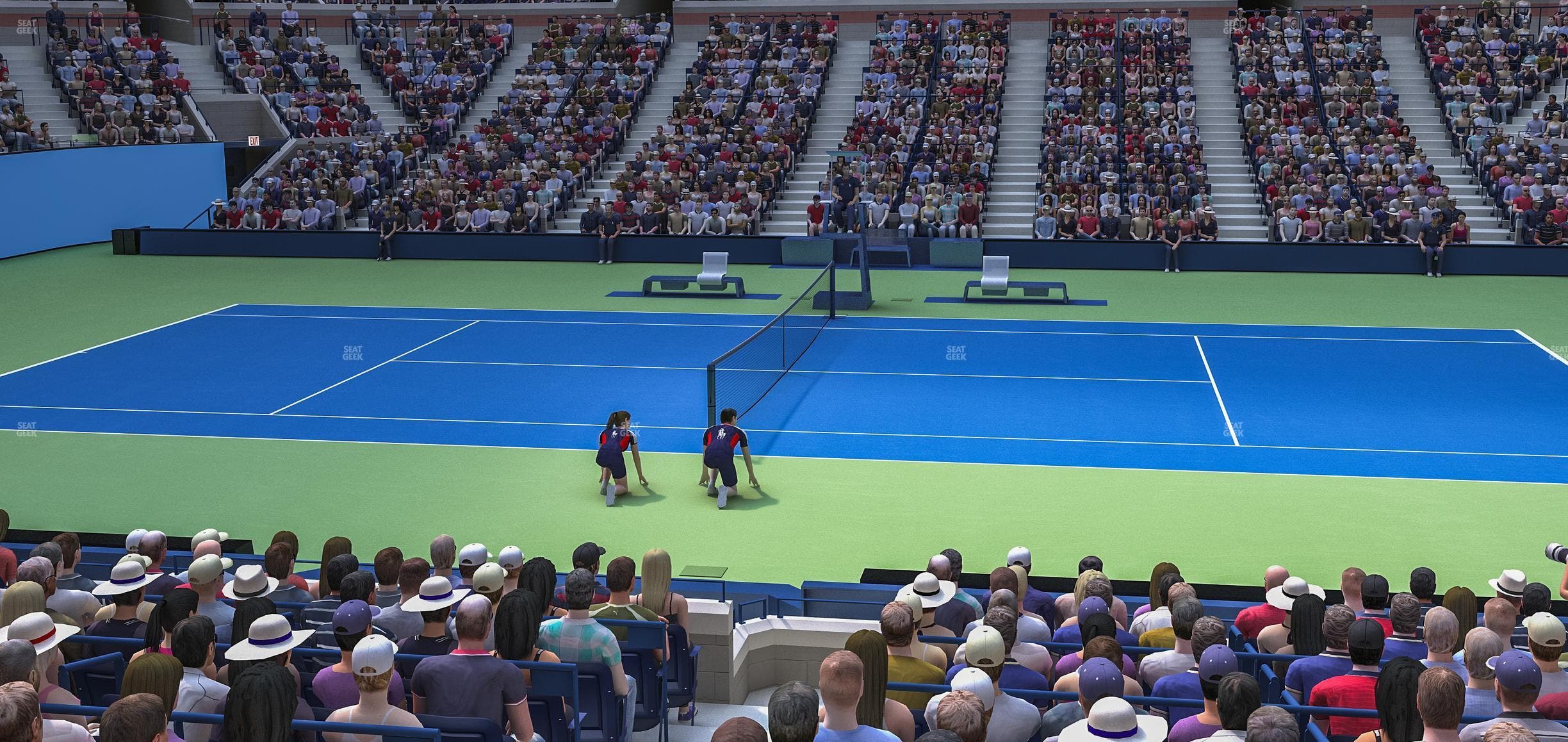 Arthur Ashe Stadium - Section 20 Seat View