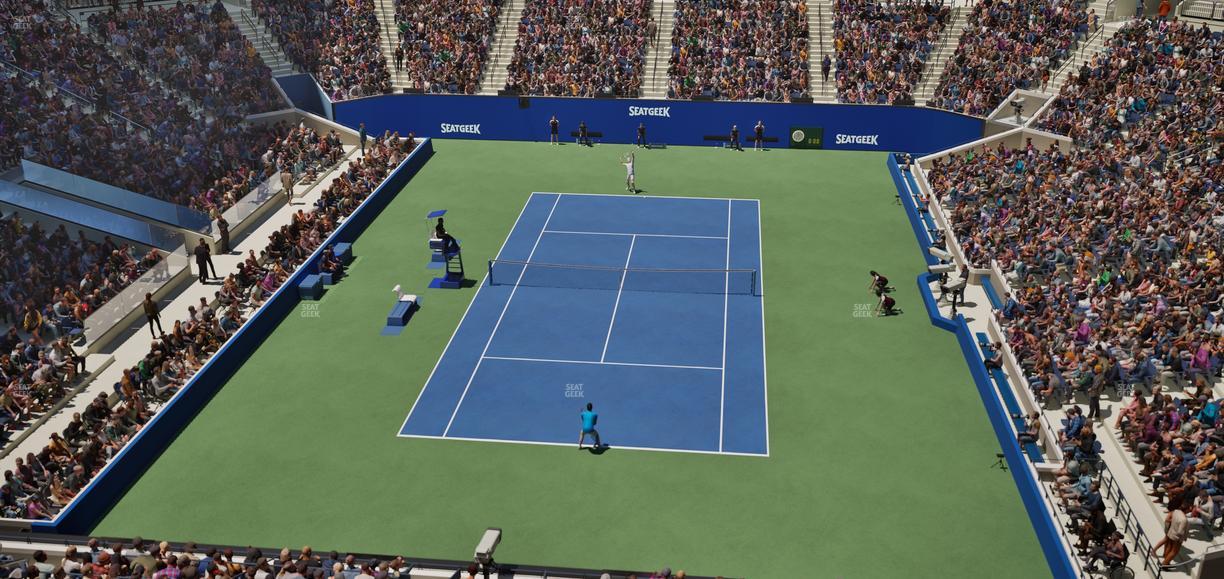 Arthur Ashe Stadium - Section 201 Seat View
