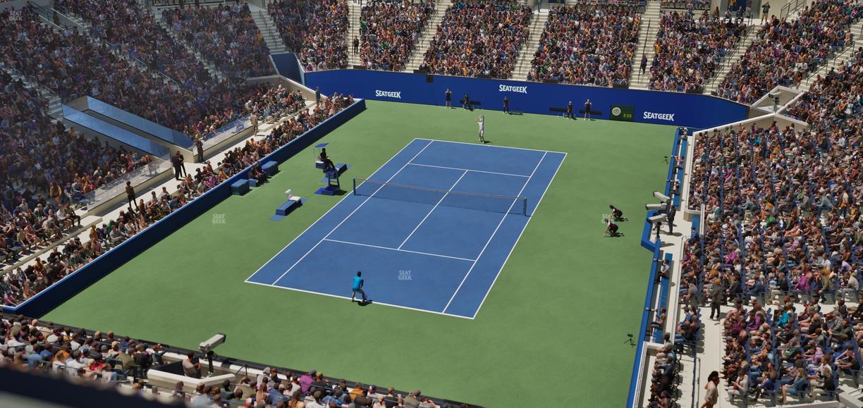 Arthur Ashe Stadium - Section 202 Seat View