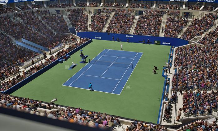 Arthur Ashe Stadium - Section 202 Seat View