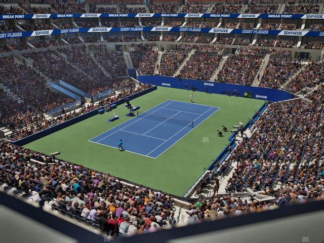 Arthur Ashe Stadium - Section 203 Seat View Arthur Ashe Stadium - Section 203 Seat View