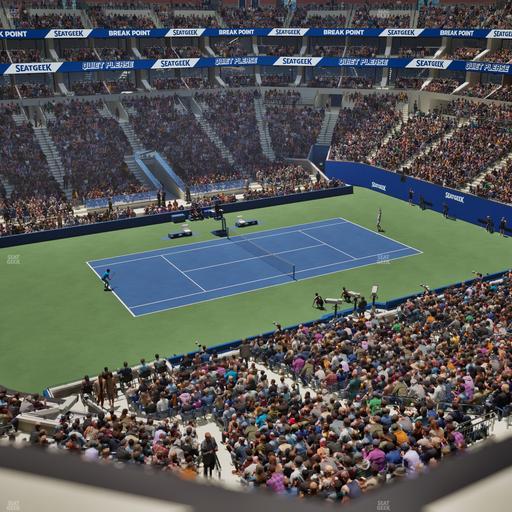 Arthur Ashe Stadium - Section 206 Seat View