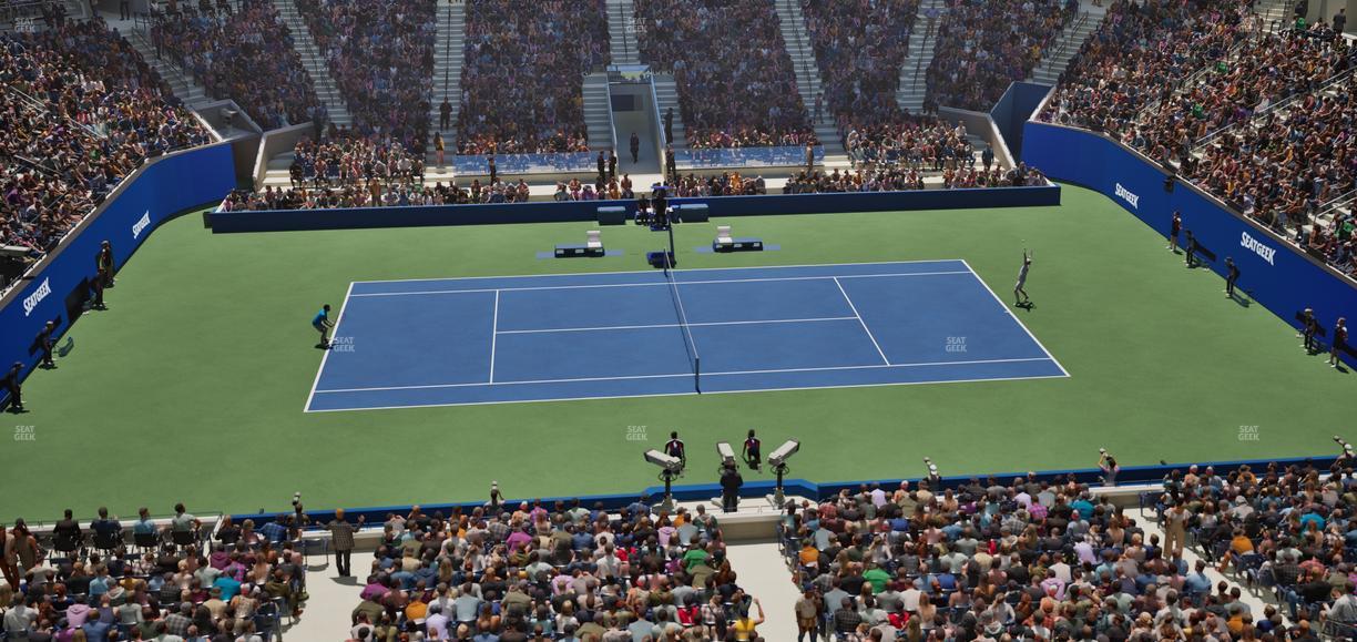 Arthur Ashe Stadium - Section 208 Seat View
