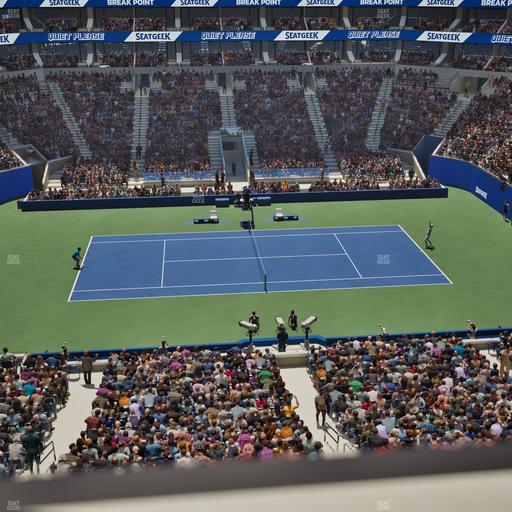 Arthur Ashe Stadium - Section 208 Seat View