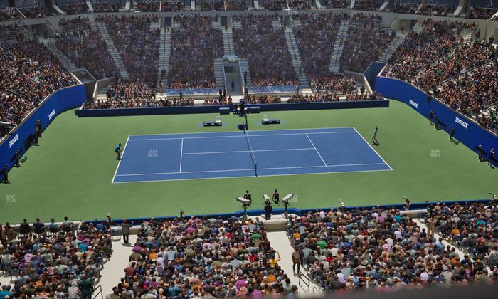Arthur Ashe Stadium - Section 208 Seat View