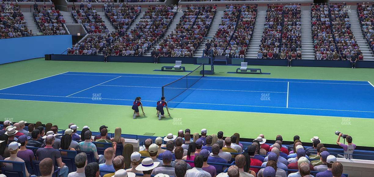 Arthur Ashe Stadium - Section 21 Seat View