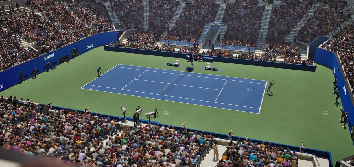 Arthur Ashe Stadium - Section 210 Seat View