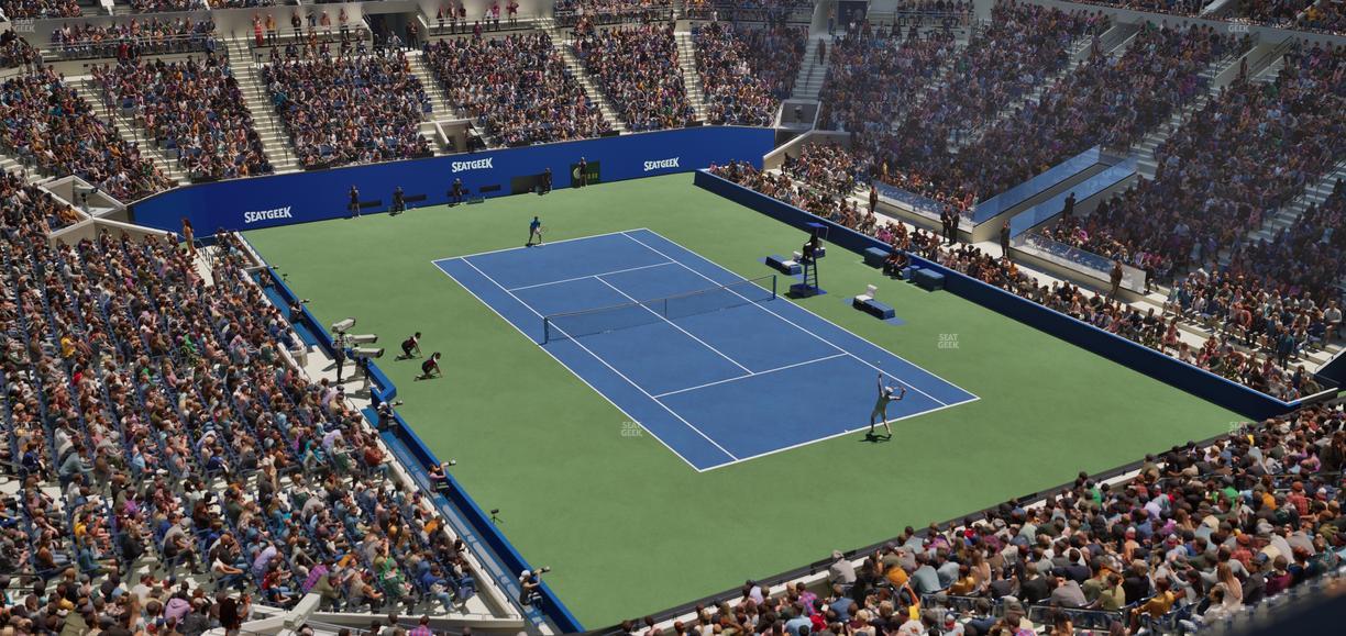 Arthur Ashe Stadium - Section 214 Seat View